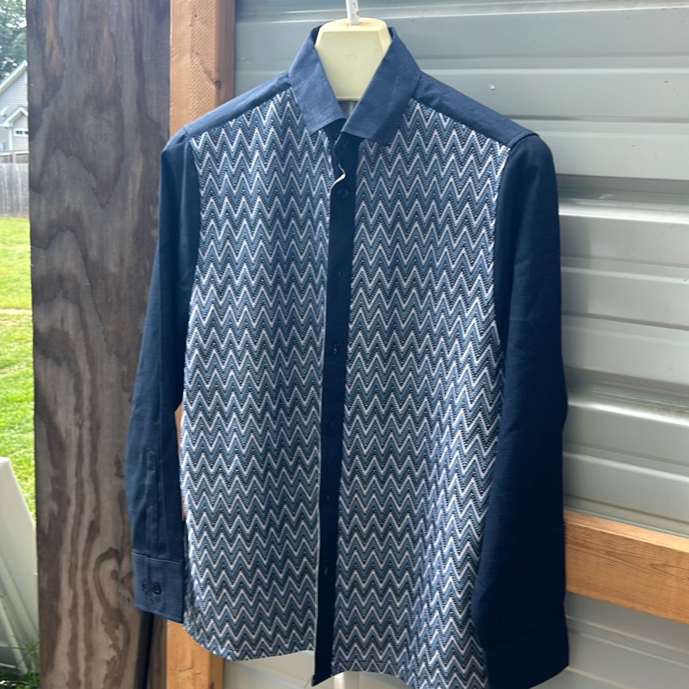 Royal Prestige Mens button down shirt (Cel)